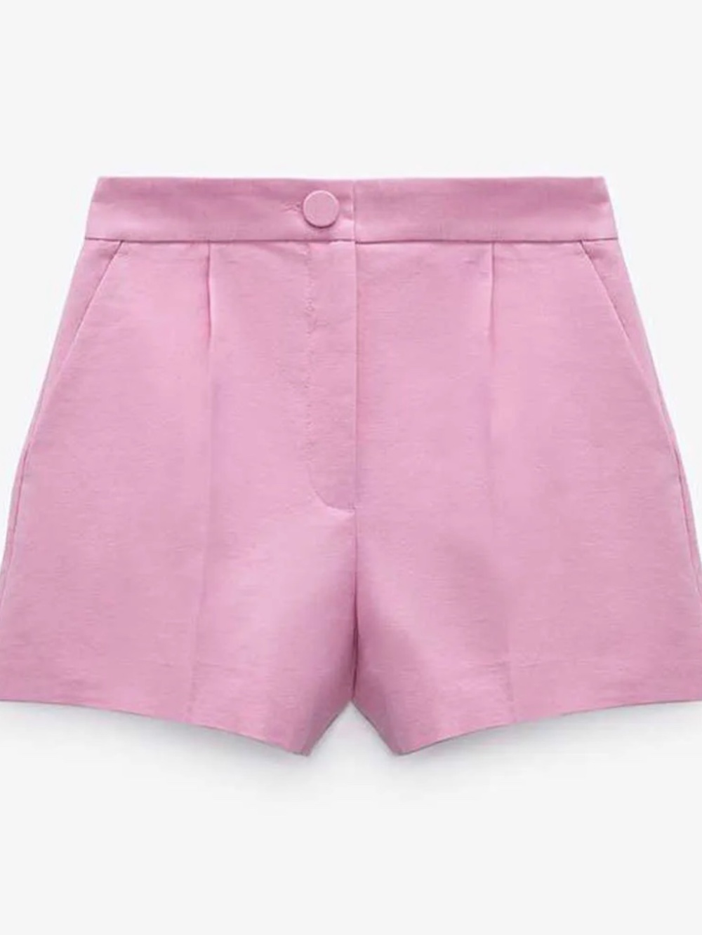 NWT Zara Pink Mini High-Waisted Shorts